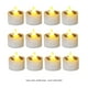 thumbnail image 2 of Bearachild Paquete de 12 lámparas solares Dispositivo de iluminación Artesanía Ampliamente aplicable Suministros para fiestas Accesorios para Iluminación navideña Amarillo Intermitente, 2 of 5