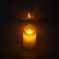 thumbnail image 4 of Velas Sin Llama De Aire Velas Led Velas En Forma De Onda De Lágrima Velas Que Funcionan Con Pilas Vela Led De Pilar Con Temporizador Control Remoto De 10 Teclas Para Decoraciones De Bodas Inevent HA015282-00, 4 of 6