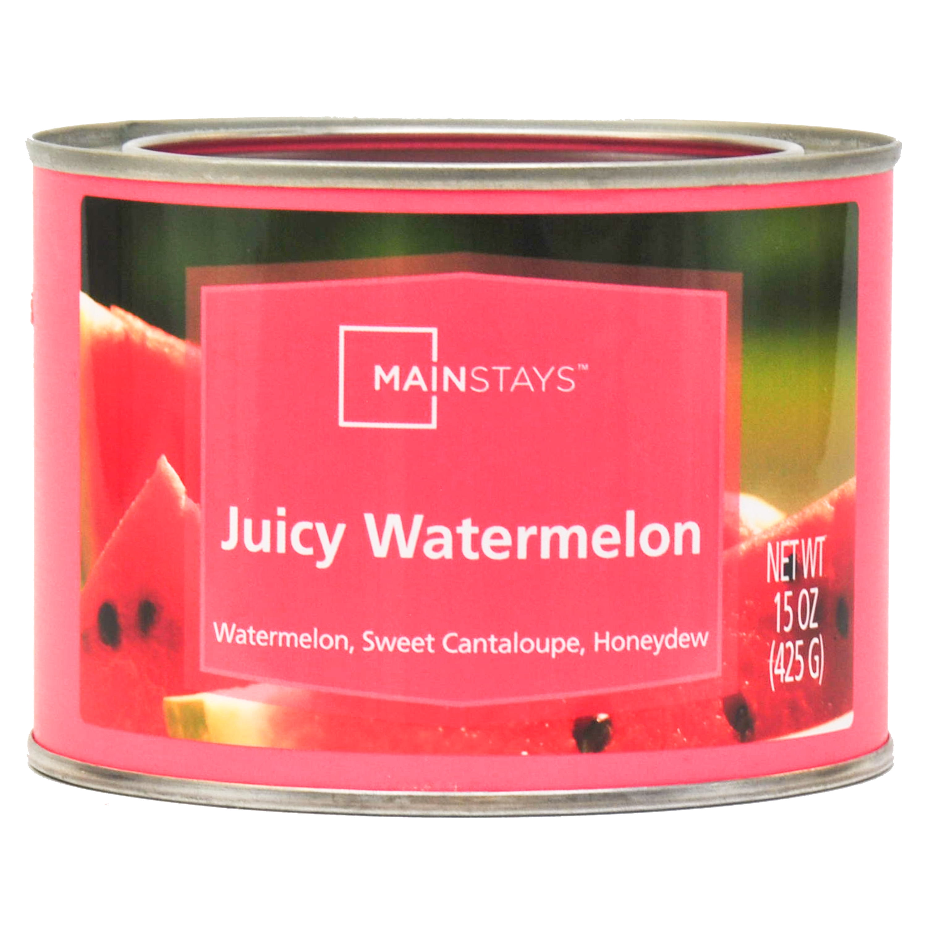 Mainstays 15 Ounce Paint Can Scented Candle Juicy Watermelon
