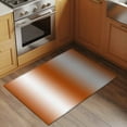 thumbnail image 3 of Burnt Orange Ombre 2x3 Door Mat Rug, Abstract Art Modern Orange Gradient Non-Skid Rubber Backing Large Rectangle Rugs - Living Room Bedroom Home Office, Indoor Floor Mat Carpets Washable Rug, 3 of 9