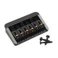 thumbnail image 1 of MERIGLARE Fixed 6 String Bass Bridge Concert Spacing 10.6mm for Guitar Bass Instrument black, 1 of 8