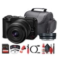 thumbnail image 1 of Canon EOS R50 V Camera + Objectif Zoom Power 14–30mm / 24.2MP APS-C / 4K60p Video / Flip Screen (6895C012) + Adaptateur EF-EOS R + Carte Mémoire 64 Go +More (International Model), 1 of 8