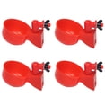 thumbnail image 5 of Para Pollos Bebedero Automático Versátil Corral Color Rojo 4 Uds., 5 of 5