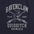 thumbnail image 3 of Harry Potter Ravenclaw Quidditch Arch Women's Sleeveless Crop Top Tank, Navy, X-Small, 3 of 5