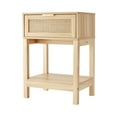 thumbnail image 1 of Anko Fraser Rattan Bedside Table, 1 of 13