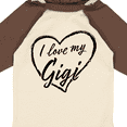 thumbnail image 4 of Inktastic I Love My Gigi in Black Chalk Heart Boys or Girls Long Sleeve Baby Bodysuit, 4 of 5