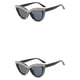 thumbnail image 1 of Gafas de Mujer con Montura de PC 1 Par Bonitas y Elegantes con Diamantes de Imitación de Cristal Qarigey, 1 of 6