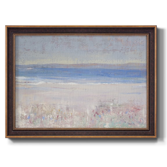 Beach Textures II Premium Framed Canvas- Ready to Hang