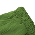 thumbnail image 6 of Kvture Mens Knee Length Sweat Shorts Drawstring Waist Soft Sportswear Baggy Jogging Basketball Shorts Streetwear Green S, 6 of 7