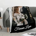 thumbnail image 5 of Personalized Valentines Day Blanket Gifts for Him Her, I Love You Gifts for Boyfriend, Custom Photo Blanket for Girlfriend Gifts, Birthday Gift for Couples Wife Husband Men Women Blankets, 5 of 5