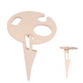 thumbnail image 3 of Beach Table, Wooden Portable Lightweight Wooden Table with Support Plate for Outdoor Picnic for, 3 of 7