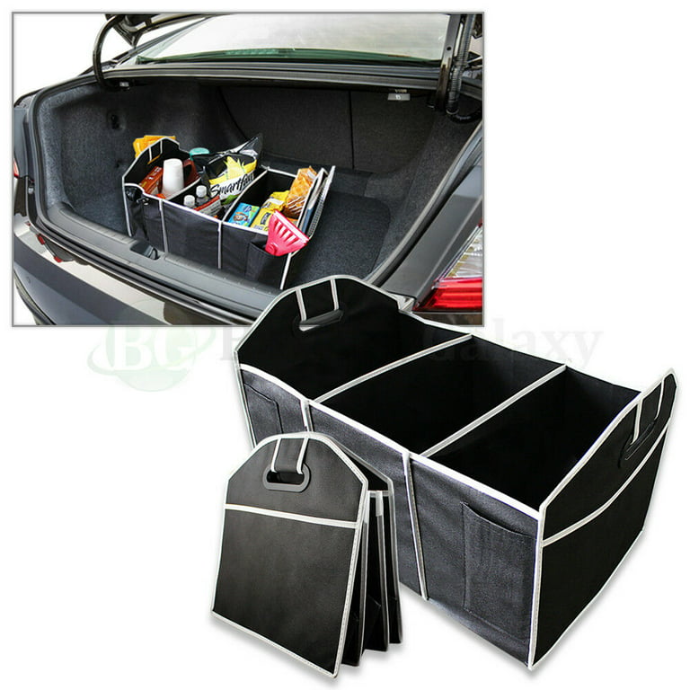 Trunk Organizer Storage Bin Bag Collapsible Fold Grocery Caddy Car