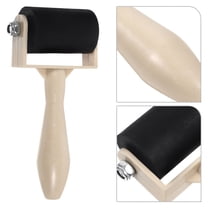 ETHZZLE 5Pcs Plastic Printmaking Roller Stamping Tool for Smooth Ink Glue Application and Cleanup