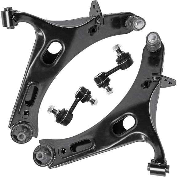Detroit Axle - Front End Kit for 2010-2014 Subaru Legacy, 2 Lower Control Arms with Ball Joints Assembly 2 Sway Bar End Links 2011 2012 2013 Replacement
