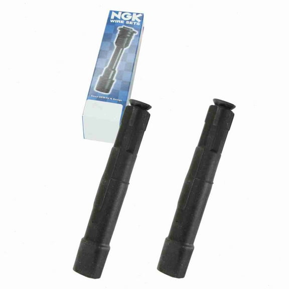 2 pc NGK 58937 Ignition Coil Boots for 148020 175-1032 35-7031 36-2042 50069 50069-1 671-8165 702462 SPB121 SPP57 SPP57E Direct Spark Plug Wire