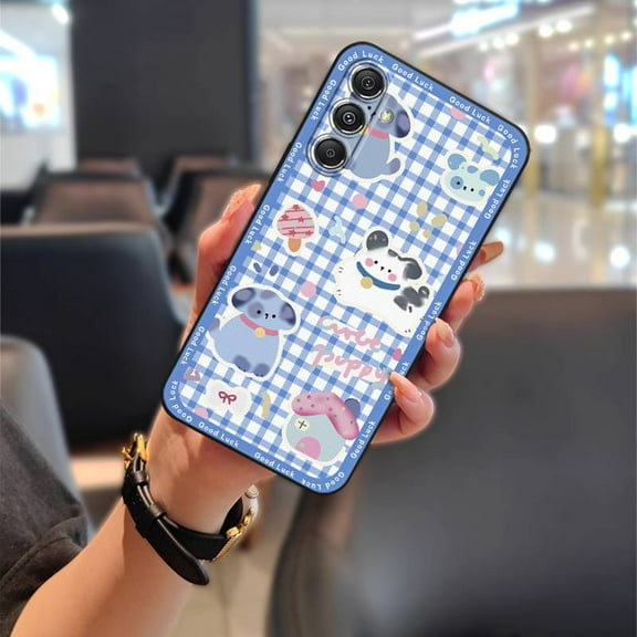 LYM-Phone Case For Samsung Galaxy A35 5G Global, Graffiti Cartoon Anti-dust Back Cover Cute Animals Phone Pouch Durable Waterproof Shockproof Dirt-resistant Fashion Design Soft case TPU