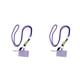 thumbnail image 3 of Sidaley Cordón universal para teléfono móvil con gancho, cordón colgante portátil ajustable para el cuello, correas antipérdida de Púrpura Largo 2piezas, 3 of 6