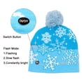 thumbnail image 5 of ¡EN OFERTA! Gorro navideño de punto con luces LED para Año Nuevo 2024, gorro cálido iluminado para niños y adultos, decoración navideña para Año Nuevo, 5 of 5