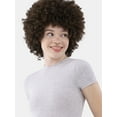 thumbnail image 4 of No Boundaries Cotton Stretch Jersey T-Shirt Bodysuit, Women’s XS-3XL, 4 of 4