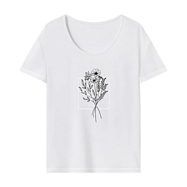 Camiseta básica de mujer Strade Fareast Limited cuello redondo