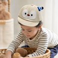 thumbnail image 6 of Baby Boys Girls Baseball Cap Windproof Sun Hat Infant Toddler Duckbill Cap Soft Brim Cartoon Penguin Pattern Casual Outdoor Hat, 6 of 6