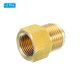 thumbnail image 3 of Uxcell 2 pcs Conector de flare SAE 45 Grados Adaptador de Latón Conector de Tubo de Flare 1/2" Hembra Flare x 5/8" Macho Flare, 3 of 7