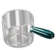 thumbnail image 5 of Jarra medidora de vidrio para café expreso, jarra de vidrio transparente, taza de leche pequeña para café, versátil, para bebidas frías y calientes verde y 125ml, 5 of 8