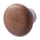 thumbnail image 1 of Gancho de pared de madera, gancho para sombrero de montaje en pared, perchero multiusos moderno y resistente, perchero individual para sombrero, bolsa nuez negra, 1 of 9