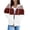 Brown, variant on QHFBli Womens Hoodie 2025 Striped Color Block Zip Up Hoodies with Pockets Hooded Sweatshirt Hoodie Women Jacket