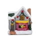 thumbnail image 1 of Bearachild Navidad LED nieve casa resina escena miniatura cabina luminosa figuritas regalos brillante pueblo chimenea estantería adornos Kits de decoración para fiestas Tipo3, 1 of 6
