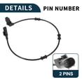 thumbnail image 5 of ABS Wheel Speed Sensor for Mercedes-Benz ML350 Durable No.A1635422118 Rear Right ABS Speed Sensor 2 Pcs, 5 of 6