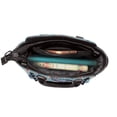 thumbnail image 5 of Lsque Underwater Animals and Flowers Pattern Leather Rivet Shoulder Bag – Elegant Genuine Leather & Microfiber PU Crossbody with Detachable Adjustable Strap, 5 of 5