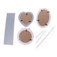 thumbnail image 4 of 3pcs Marco Conjunto de Madera Decoración para Hogar Boda Fiesta Sunnimix marco de fotos, 4 of 8