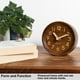 thumbnail image 2 of Reloj de sobremesa Driini, analógico, madera de pino, 11 cm, madera de pino oscura, 2 of 7