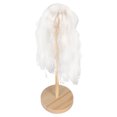 thumbnail image 3 of Peluca de muñeca, peluca de muñeca muñeca alta artificial muñeca de pelo largo y rizado peluca rizada construcción robusta, 3 of 12