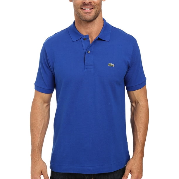 Lacoste Classic Pique Rugby Polo para Hombre, Azul, X-Large