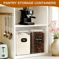 thumbnail image 7 of GARITIN Food Storage Containers with Lids Airtight, 2 Pack 6.5L Large Plastic Kitchen and Pantry Storage for Cereal Flour Sugar Rice, Clear, 7 of 7