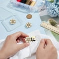 thumbnail image 6 of Rhinestone Button Covers Jewelry Detachable Shirt Clips Fancy Decorative Buttons For Women Clothing Crafting Accessories, 6 of 8