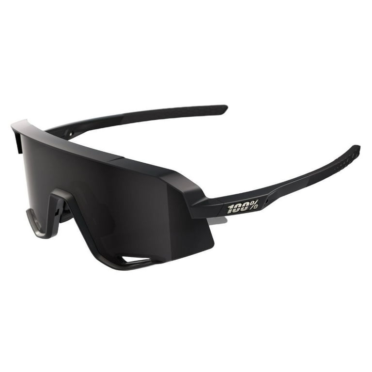 100% Slendale マットブラック 100% Slendale Sunglasses - Matte Black; Smoke - Walmart.com