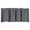 Gray #023, variant on Curtains Blackout Toppers Valance Living Room Kitchen Short Small Window Curtain, Rod Pocket Black L