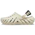 thumbnail image 1 of Zuecos Crocs Echo unisex de hueso/negro, tallas 39-40, 1 of 9