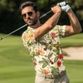 thumbnail image 4 of Uorisanigo Green Hummingbird Matching Couple Outfits Golf Shirts for Men 1/4 Zip Dry Fit Short Sleeve Collared Shirt Women's Sleeveless Golf Dress Built in Shorts for Tennis Workout Size XL, 4 of 8