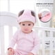 thumbnail image 1 of Protector de cabeza para bebé ANGGREK gorro de seguridad infantil ajustable Rosa Gris claro, 1 of 8