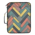thumbnail image 2 of Haosy Accordion File Organizer Zipper Binder 500 Sheet 6-Tab Expanding File Folder Multi-Pocket 1.2 Inch 3 Ring Colorful Strip, 2 of 7
