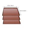 thumbnail image 3 of 3pcs Silicone Dehydrator Sheet Oven Baking Fruit Drying Reusable Dehydrator Tray, 3 of 7