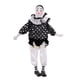 thumbnail image 2 of Muñeca de en apariencia de Lágrima de de 15 Pulgadas con Atuendos Blancos Y Negros, Muñeca Arlequín Divertida, Accesorios de ,, 2 of 8
