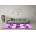 thumbnail image 3 of Ahgly Company Indoor Rectangle Abstract Purple Contemporary Area Rugs, 3' x 5', 3 of 4