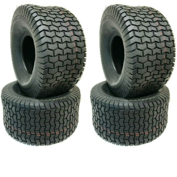 Four Lawn Mower Tires 15x6-6 20x8-8 4 Ply Four Pack Lawn Tractor Garden 20x8.00-8 15x6.00-6