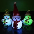 thumbnail image 3 of Light Up Christmas Lights Light Up Little Snowman Wearing Hat Christmas Gifts, 3 of 8
