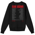 thumbnail image 2 of Kane Brown Drunk or Dreaming Tour Adult Black Crew Neck Sweatshirt-XL, 2 of 4
